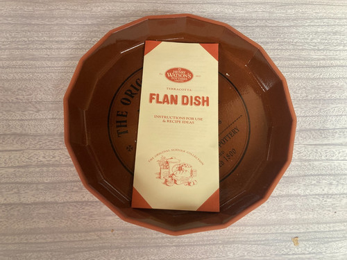 Original clay flan - original, dish