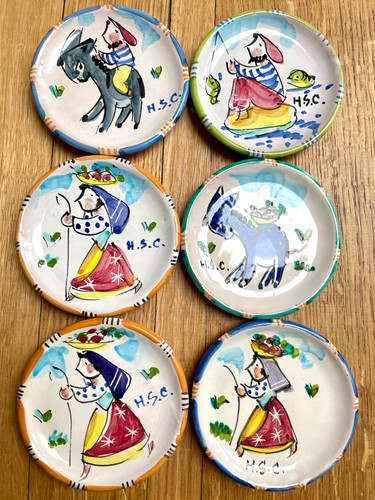 Set vintage italian vietri - 6,
