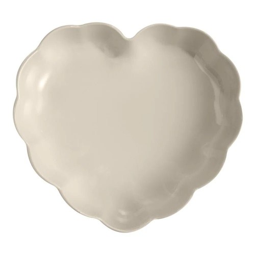 Emile henry heart - dish,, clay