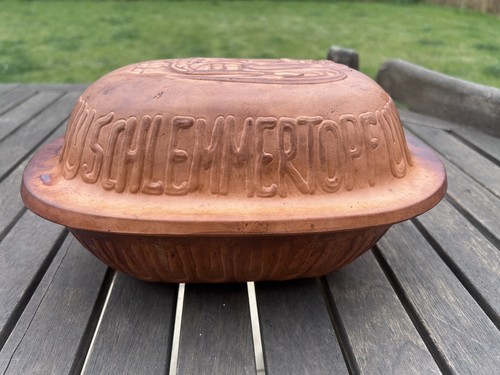 Vintage schlemmertopf clay - vintage,