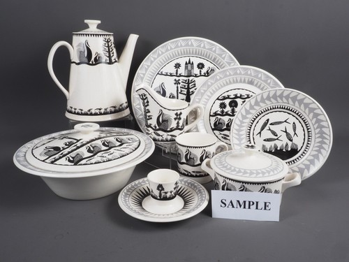 Royal worcester scottie wilson - royal,