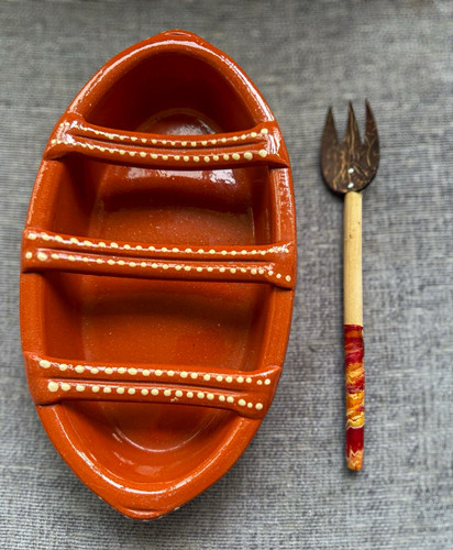 Portuguese terracotta chorizo - terracotta,