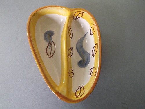 Hand painted pottery nut - nut, /