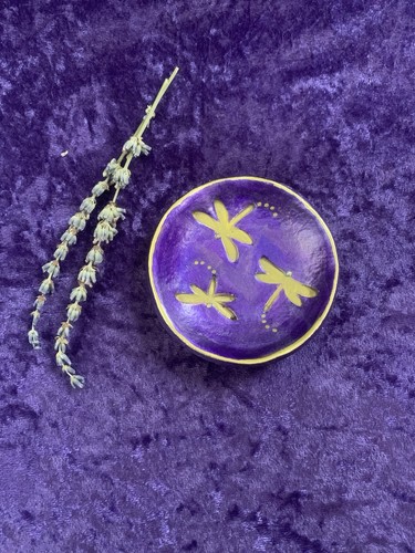 Air dried clay - trinket, dish