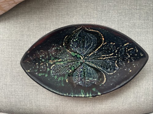 Large studio pottery dish - studio, 14