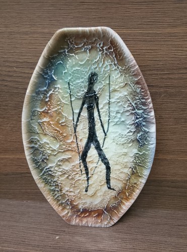 Studio pottery trinket dish - trinket,
