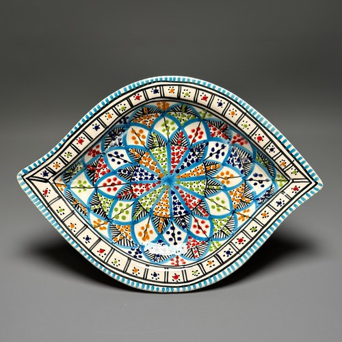 Tunisian hand painted bakir - hand,